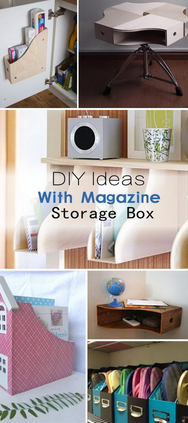 Best ideas about DIY Storage Box Ideas
. Save or Pin DIY Ideas With Magazine Storage Box Hative Now.