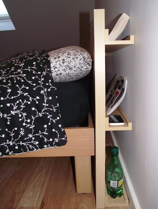 Best ideas about DIY Storage Headboard
. Save or Pin DIY headboard with clever storage spaces Now.