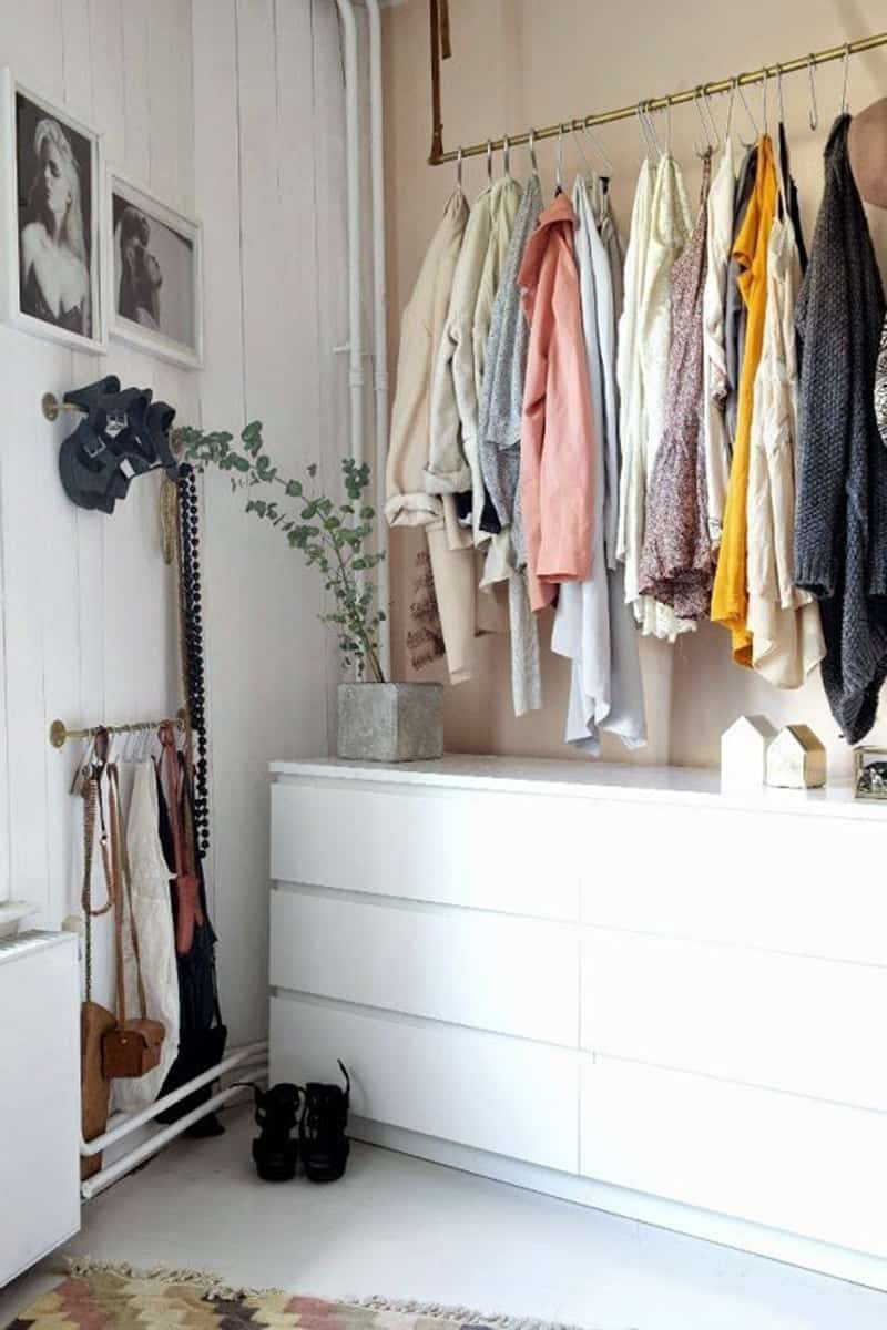 Best ideas about DIY Storage Ideas For Clothes
. Save or Pin Ideas for Storing Clothes without Closets Now.