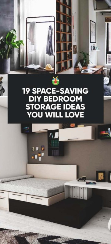 Best ideas about DIY Storage Ideas For Small Bedrooms
. Save or Pin 19 Space Saving DIY Bedroom Storage Ideas You Will Love Now.