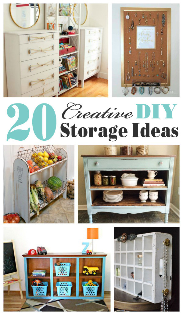 Best ideas about DIY Storage Ideas
. Save or Pin 20 Creative DIY Storage Ideas Mostly Repurposed or Now.