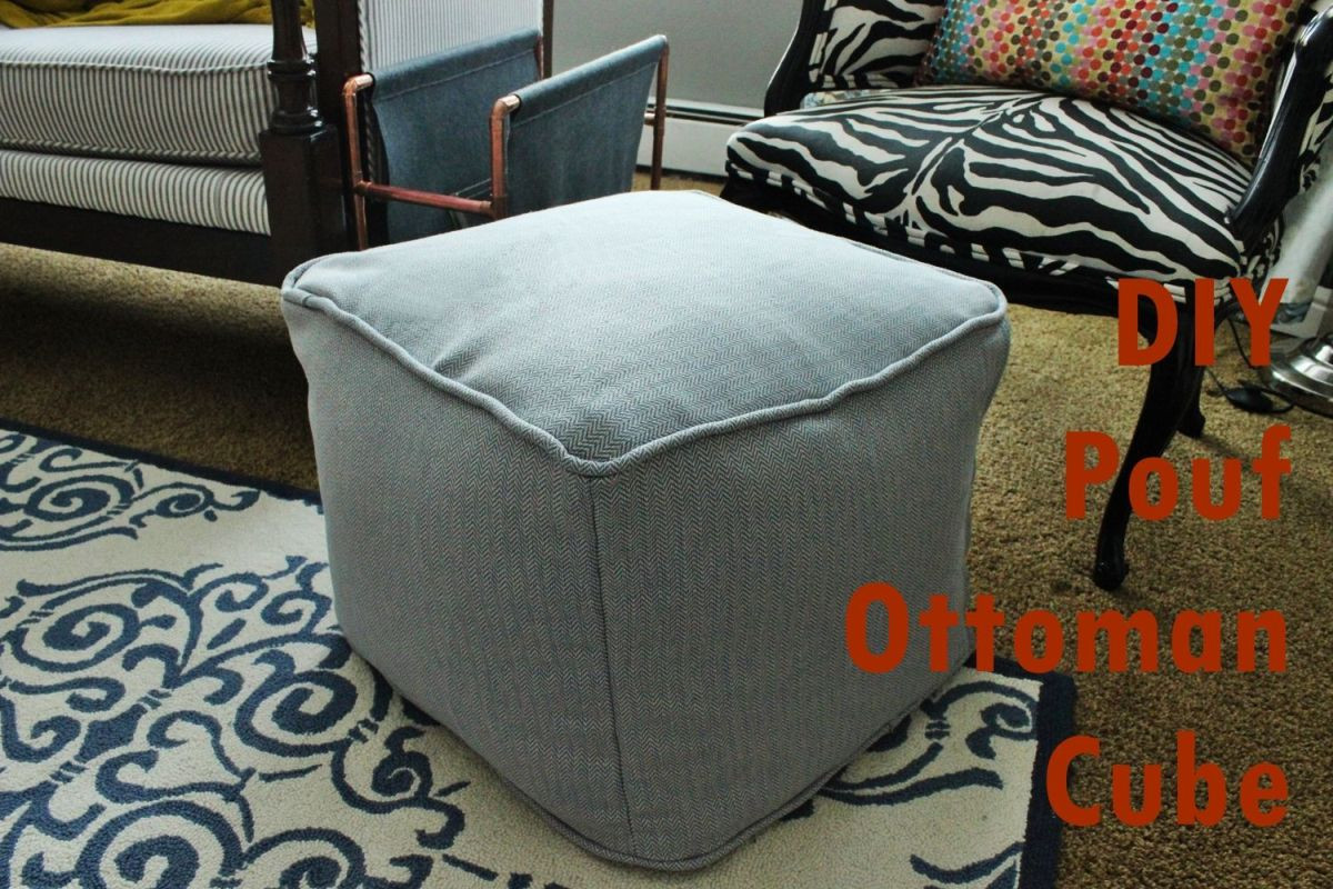 Best ideas about DIY Storage Ottoman Cube
. Save or Pin DIY Pouf Ottoman Cube Now.