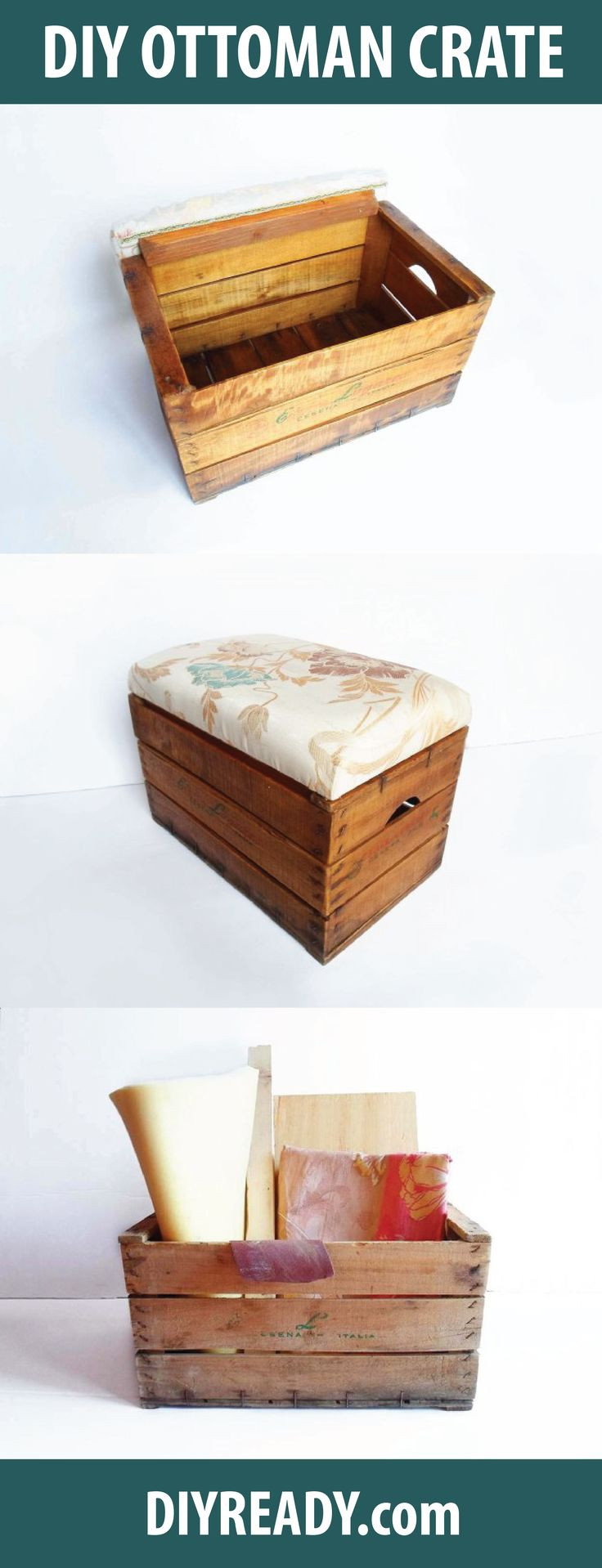 Best ideas about DIY Storage Ottoman
. Save or Pin 1000 ideas about Crate Ottoman on Pinterest Now.