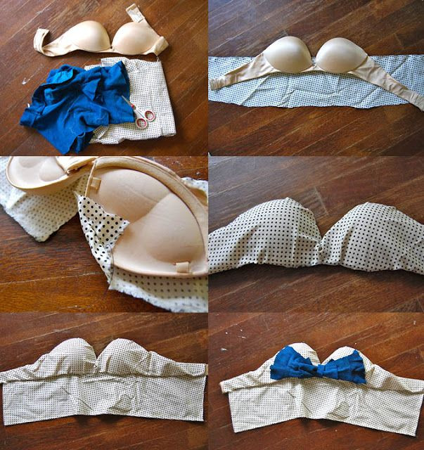 Best ideas about DIY Strapless Bra
. Save or Pin Youngbird Make a Cute Bustier Top Out of Old Strapless Now.