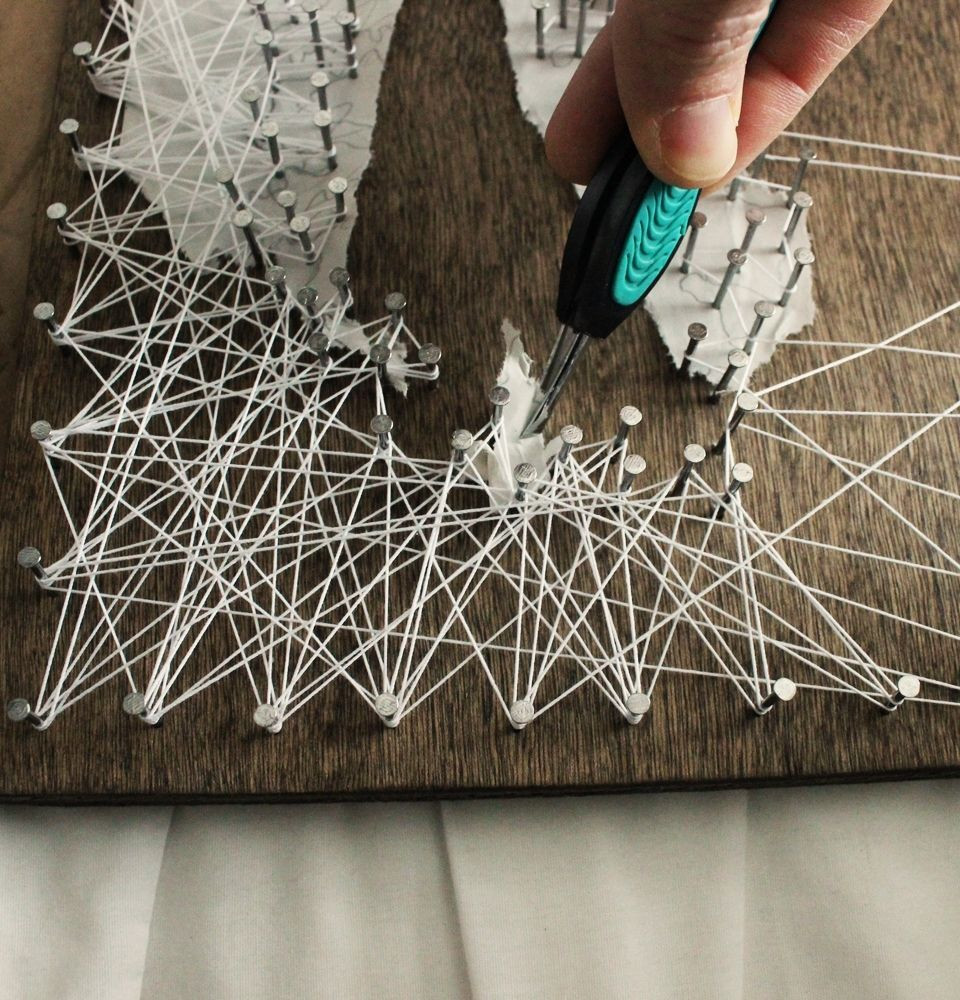 Best ideas about DIY String Art
. Save or Pin DIY Personalized String Art – Tree Now.