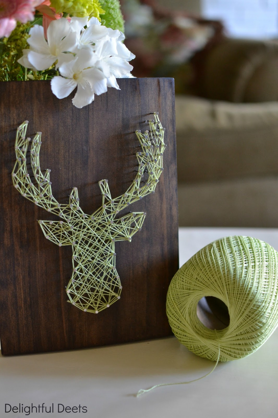 Best ideas about DIY String Art On Wood
. Save or Pin DIY Nursery String Art Guest Post ONE little MOMMA Now.
