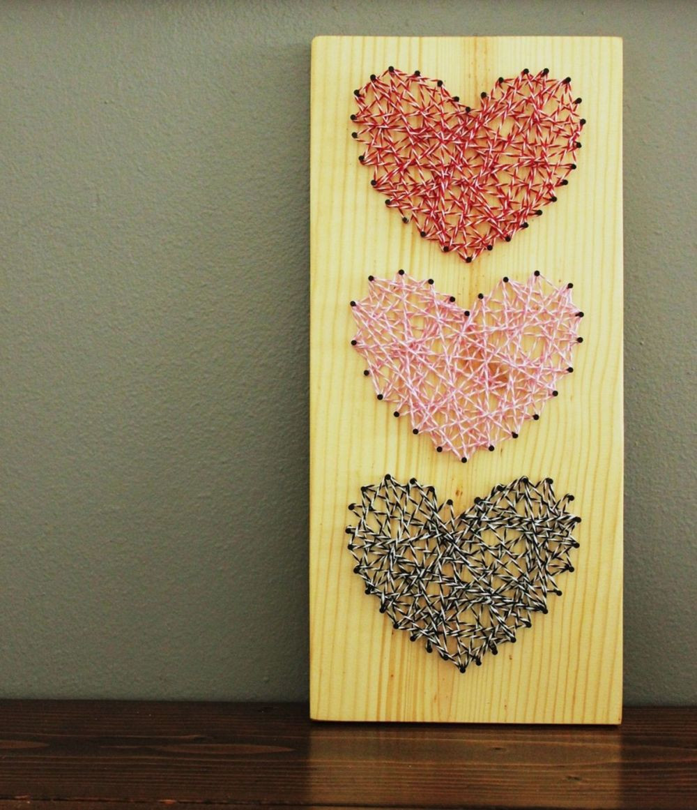 Best ideas about DIY String Art On Wood
. Save or Pin DIY Baker’s Twine Heart String Art Now.