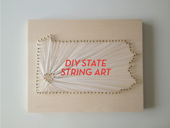 Best ideas about DIY String Art On Wood
. Save or Pin You Should Totally Make DIY State String Art Design Crush Now.