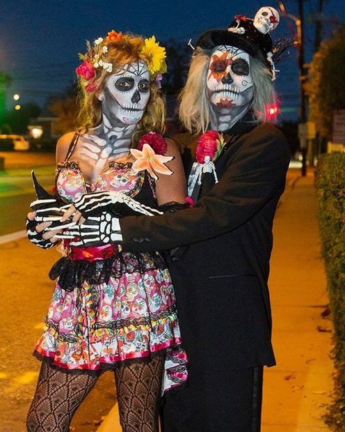 Best ideas about DIY Sugar Skull Costume
. Save or Pin The Sugar Skull Couple All Now.