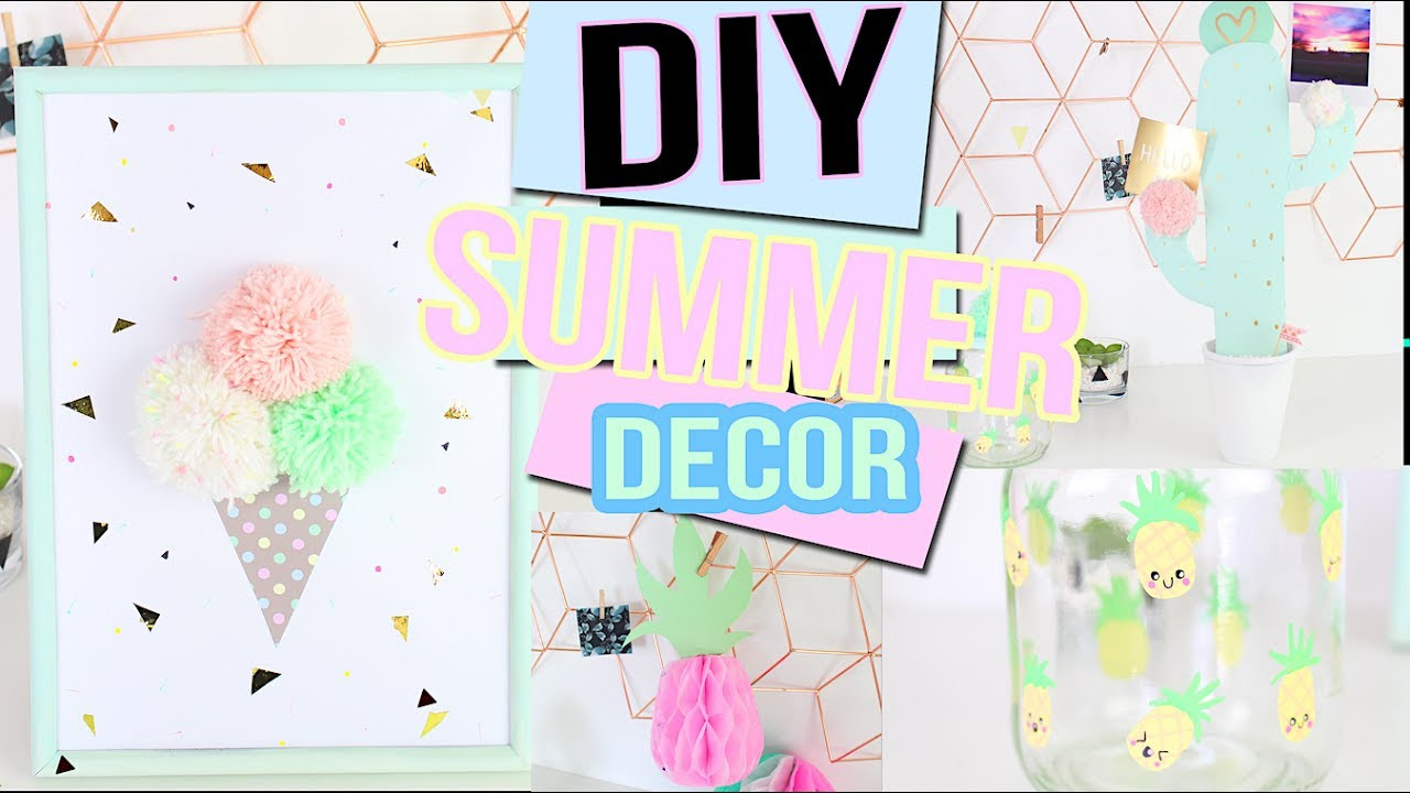 Best ideas about DIY Summer Room Decor
. Save or Pin DIY ÉTÉ ┋ DECO PASTEL & KAWAII 🍉🍍🌵 TUMBLR CHAMBRE Now.