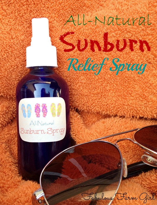 Best ideas about DIY Sunburn Relief
. Save or Pin Soothing Sunburn Relief Spray Now.