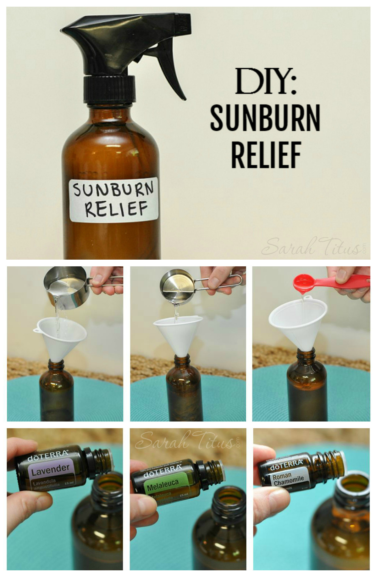 Best ideas about DIY Sunburn Relief
. Save or Pin DIY Sunburn Relief Sarah Titus Now.