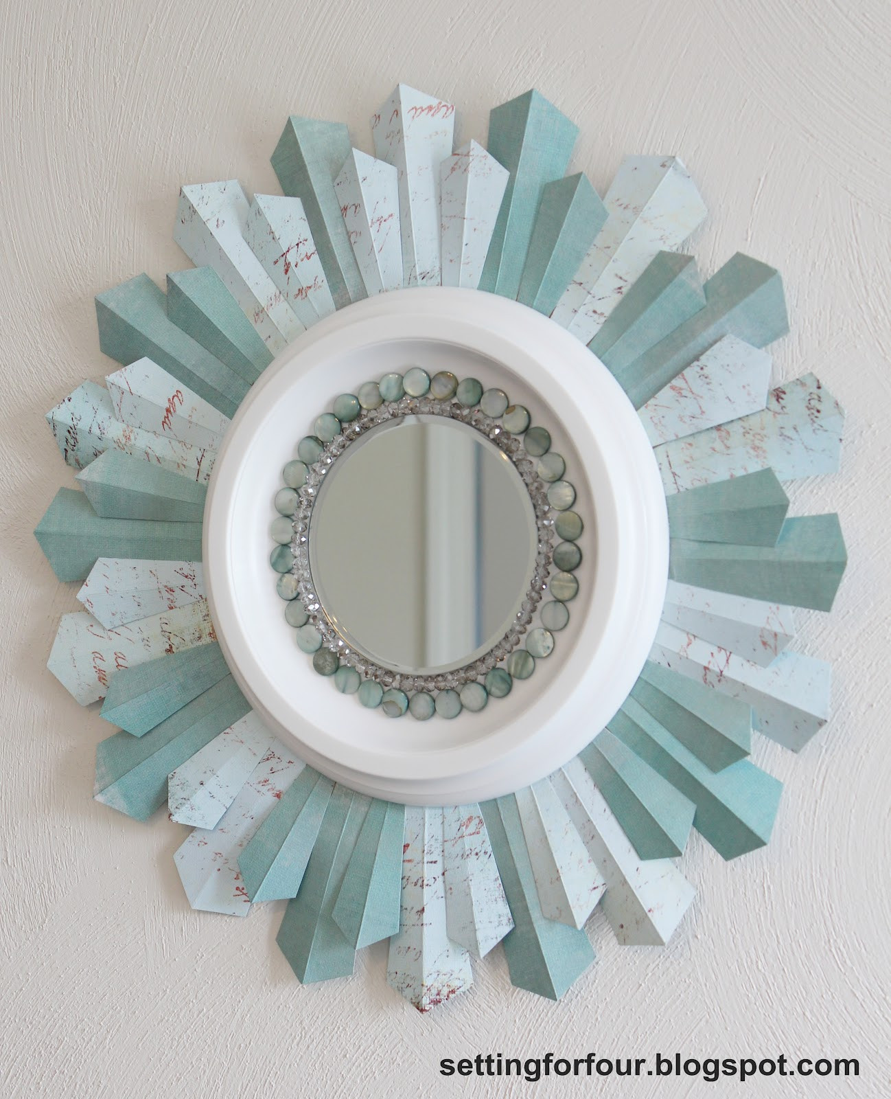 Best ideas about DIY Sunburst Mirror
. Save or Pin DIY Beaded Sunburst Mirror Now.