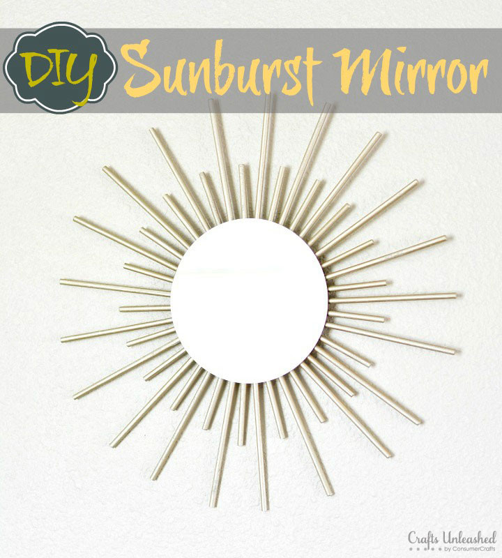 Best ideas about DIY Sunburst Mirror
. Save or Pin DIY Sunburst Mirror Tutorial Designer Look for Less Now.