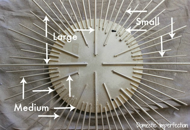 Best ideas about DIY Sunburst Mirror
. Save or Pin DIY Gold Sunburst Mirror Domestic Imperfection Now.