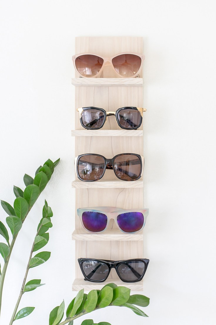 Best ideas about DIY Sunglass Organizer
. Save or Pin Make a DIY Sunglasses Organizer Shelf Now.