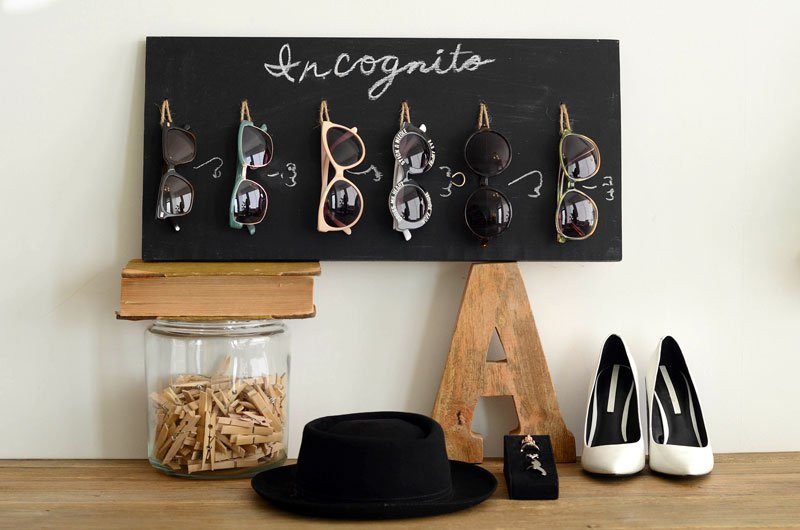 Best ideas about DIY Sunglass Organizer
. Save or Pin DIY Chalkboard Sunglasses Organizer Now.