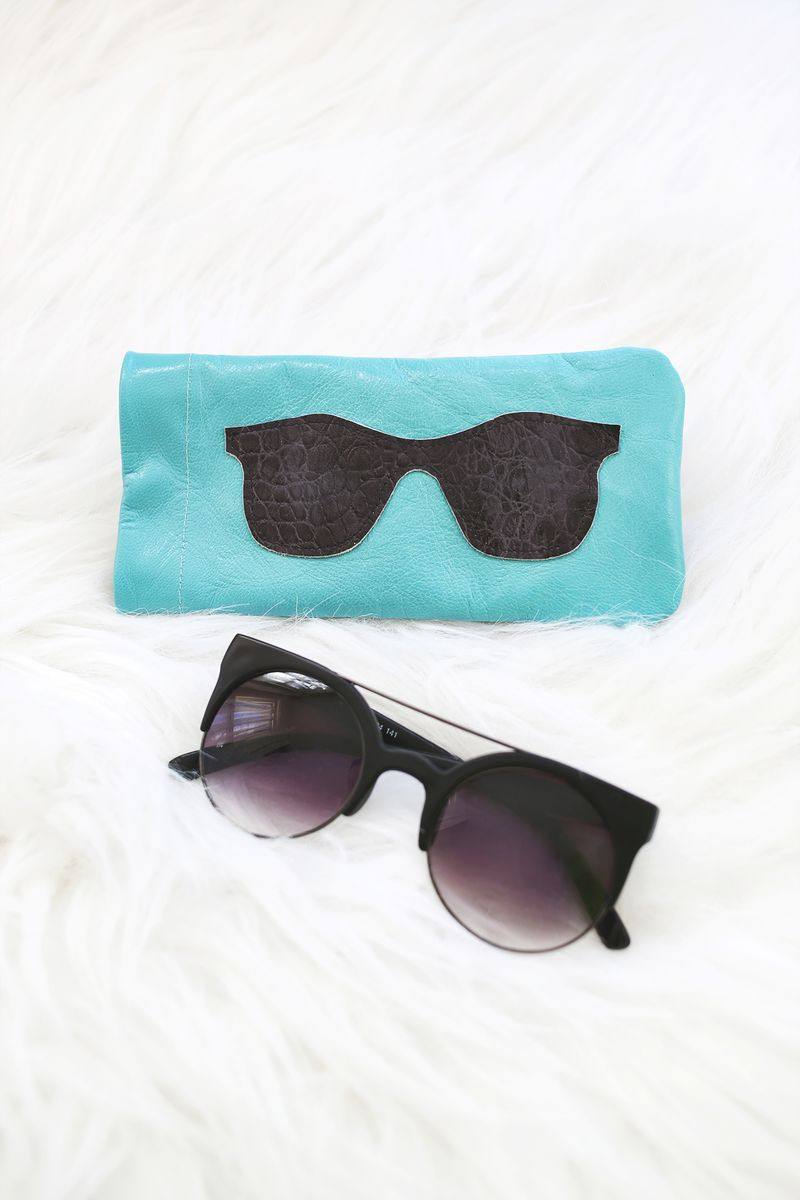 Best ideas about DIY Sunglasses Holder
. Save or Pin Leather Sunglasses Holder DIY – A Beautiful Mess Now.