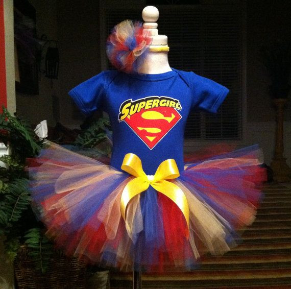 Best ideas about DIY Supergirl Tutu Costume
. Save or Pin Beautiful Supergirl Birthday Tutu Dress Outfit by Now.
