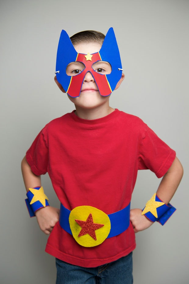 Best ideas about DIY Superhero Costume No Sew
. Save or Pin DIY Simple No Sew Superhero Costume Craft Now.