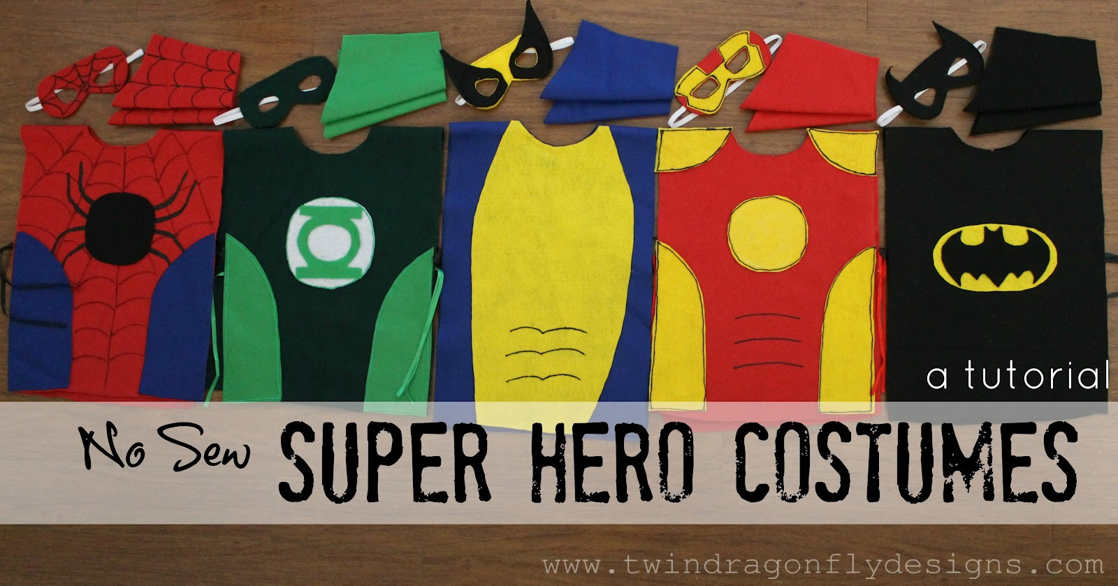 Best ideas about DIY Superhero Costume No Sew
. Save or Pin No Sew SUPER HERO COSTUMES Tutorial Dragonfly Designs Now.