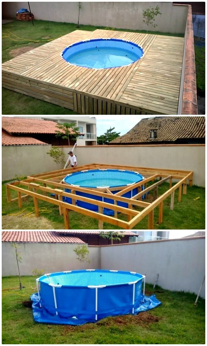 Best ideas about DIY Swimming Pool
. Save or Pin 12 Low Bud DIY Swimming Pool Tutorials DIY & Crafts Now.