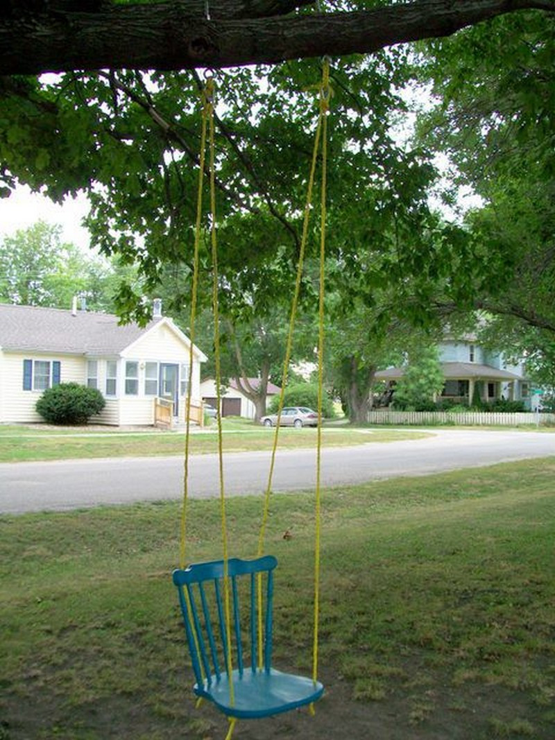 Best ideas about DIY Swing Chair
. Save or Pin DIY Chair Tree Swing Now.