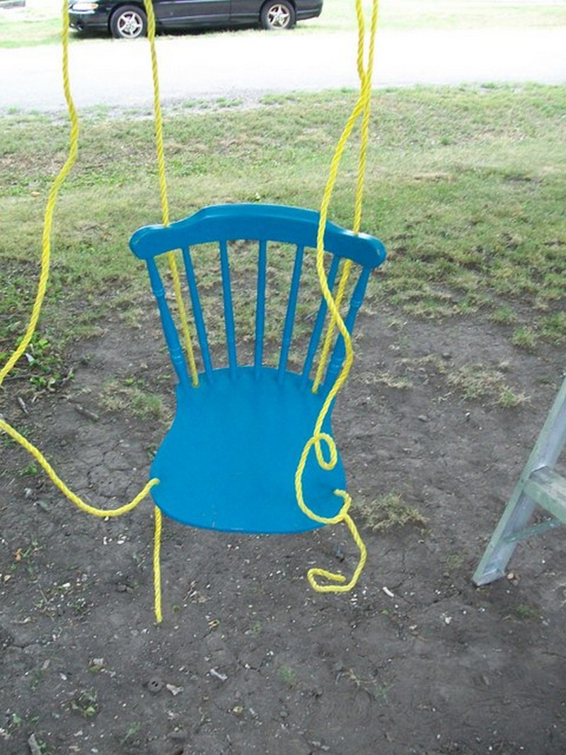 Best ideas about DIY Swing Chair
. Save or Pin DIY Chair Tree Swing Now.