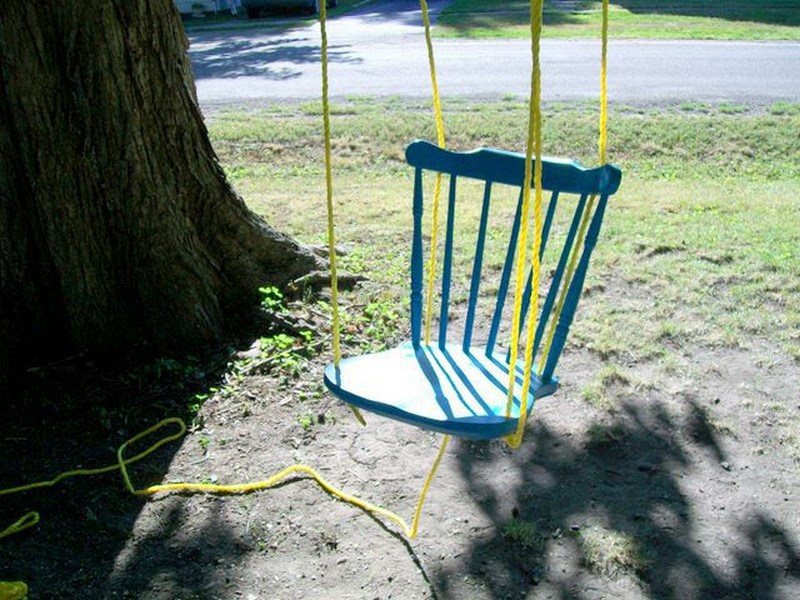 Best ideas about DIY Swing Chair
. Save or Pin DIY Chair Tree Swing Now.