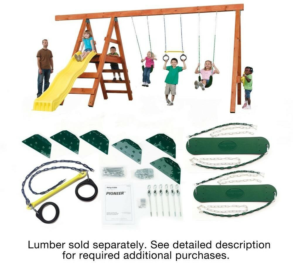 Best ideas about DIY Swing Set Hardware Kits
. Save or Pin DIY Custom Backyard Kids Play Set Hardware Kit Outdoor Now.