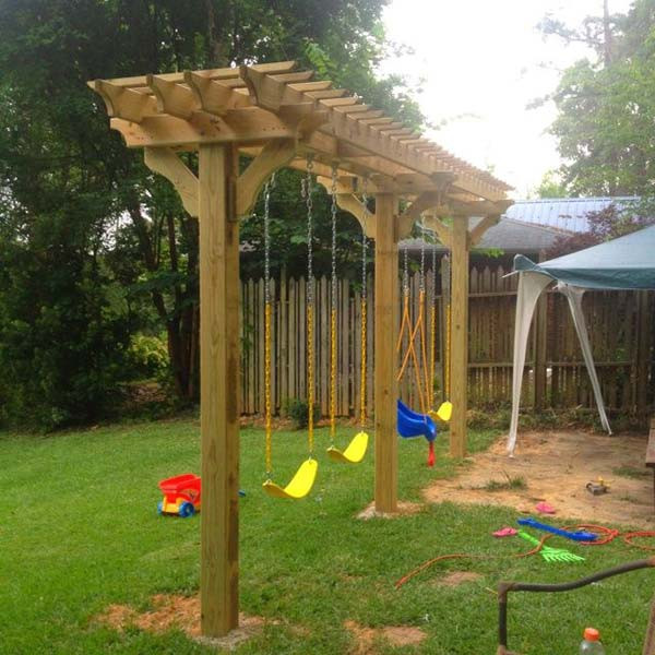 Best ideas about DIY Swingset Plans
. Save or Pin 24 Inspiring DIY Backyard Pergola Ideas To Enhance The Now.
