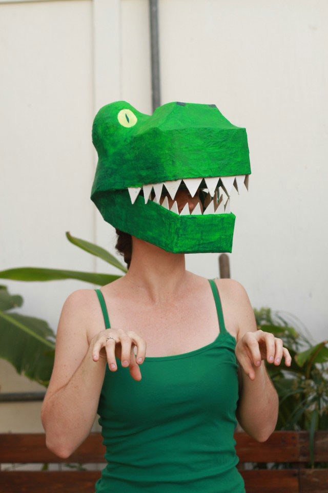 Best ideas about DIY T Rex Costume
. Save or Pin Paper Mache Dinosaur Mask DIY How To Now.
