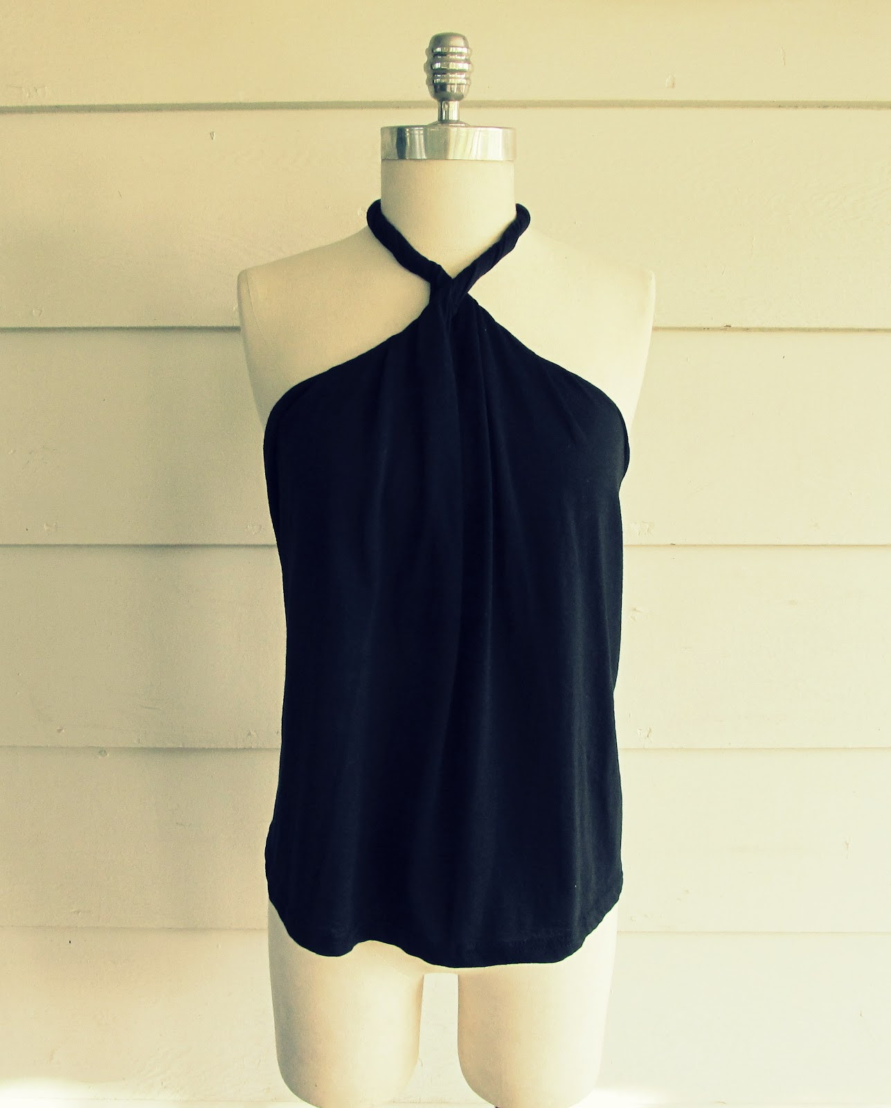 Best ideas about DIY T Shirt
. Save or Pin WobiSobi No Sew DIY Tee Shirt Halter 2 Now.
