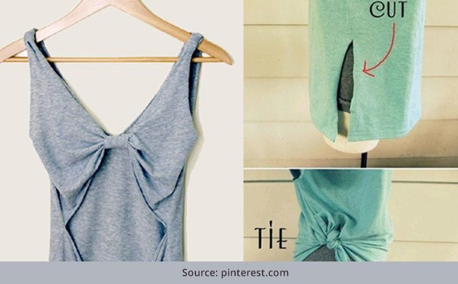 Best ideas about DIY T Shirt Designs
. Save or Pin 27 DIY T Shirt Cutting Ideas To Try Your Old Outfits Now.