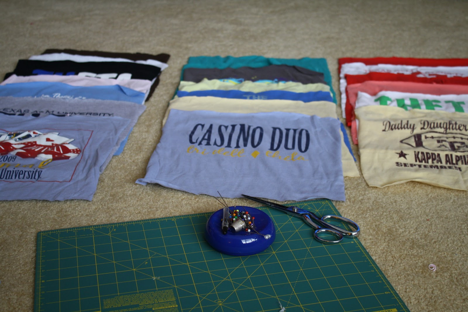 Best ideas about DIY T Shirt Quilts
. Save or Pin DIY T Shirt Quilt Part e of two Caroline Hulse Blog Now.