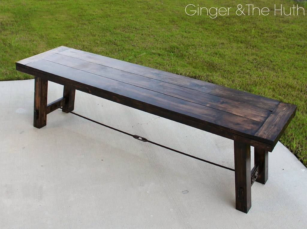 Best ideas about DIY Table Bench
. Save or Pin DIY Benchright Farmhouse Bench Now.