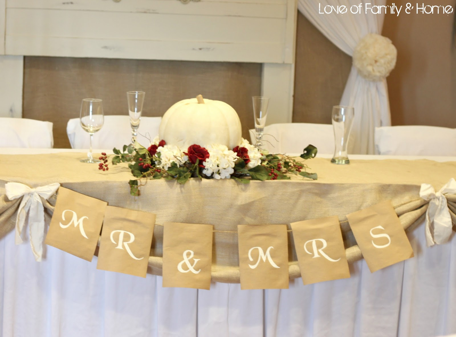 Best ideas about DIY Table Decorations
. Save or Pin DIY Rustic Chic Fall Wedding Reveal Love of Family Now.