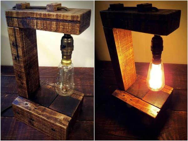 Best ideas about DIY Table Lamp Ideas
. Save or Pin Pallet Table Lamp with Edison Bulb Easy Pallet Ideas Now.