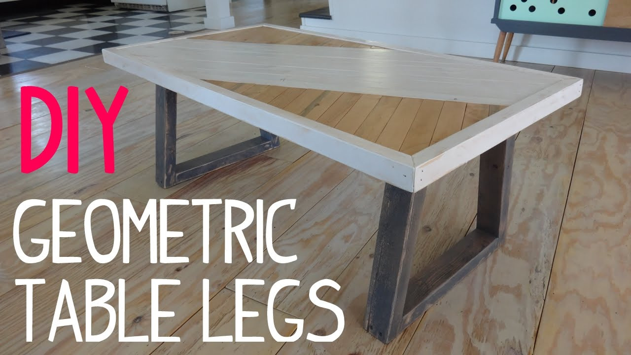 Best ideas about DIY Table Legs Wood
. Save or Pin DIY Modern Geometric Table Legs Now.