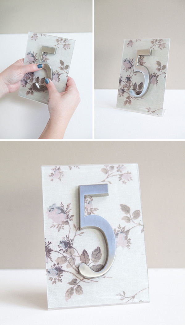 Best ideas about DIY Table Numbers
. Save or Pin DIY how to turn address numbers into table numbers Now.