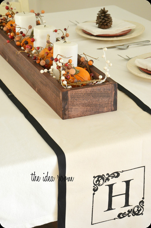 Best ideas about DIY Table Runner
. Save or Pin DIY Table Runner Monogrammed Now.