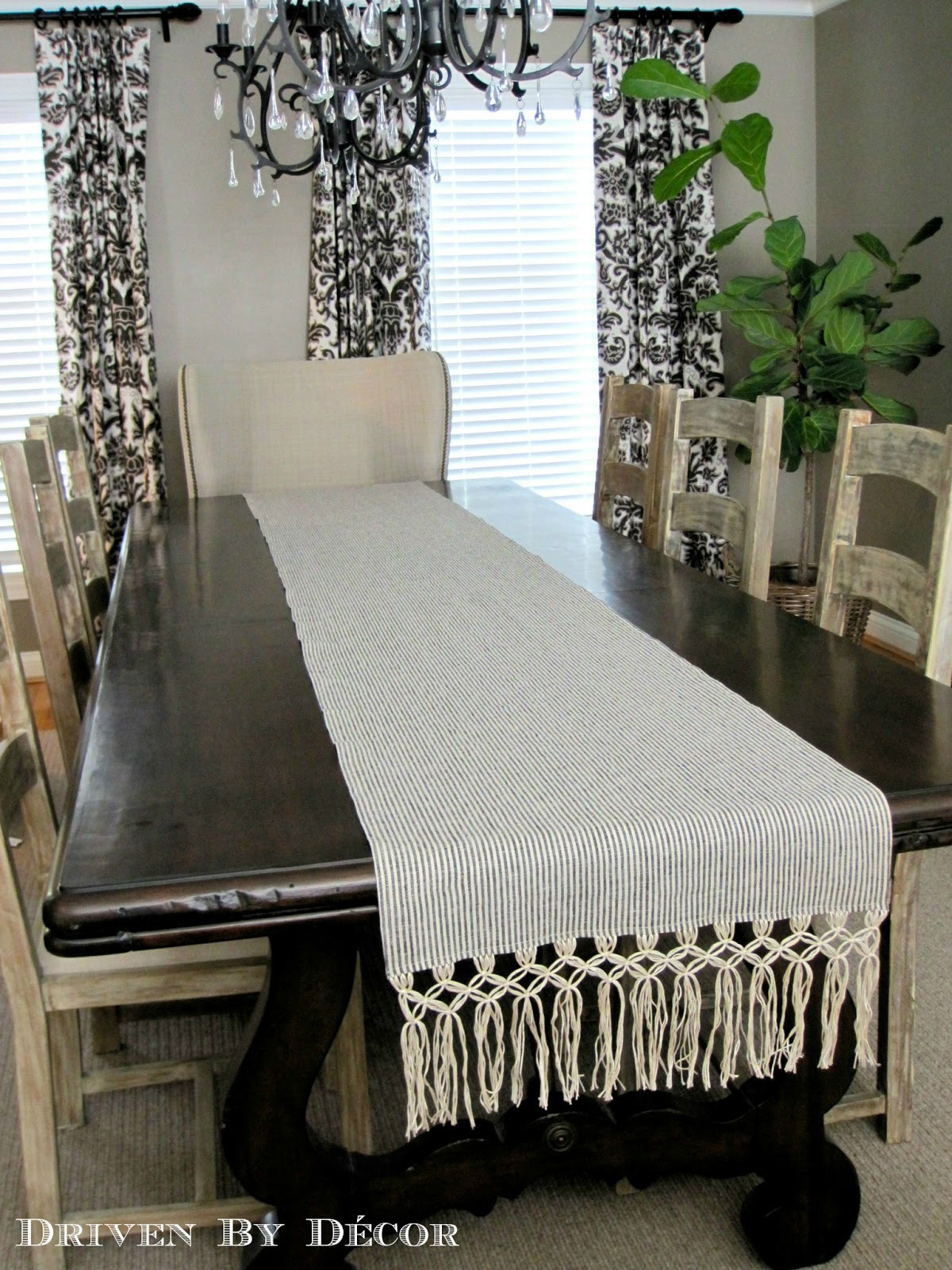 Best ideas about DIY Table Runner
. Save or Pin DIY Macrame Fringe Table Runner Now.