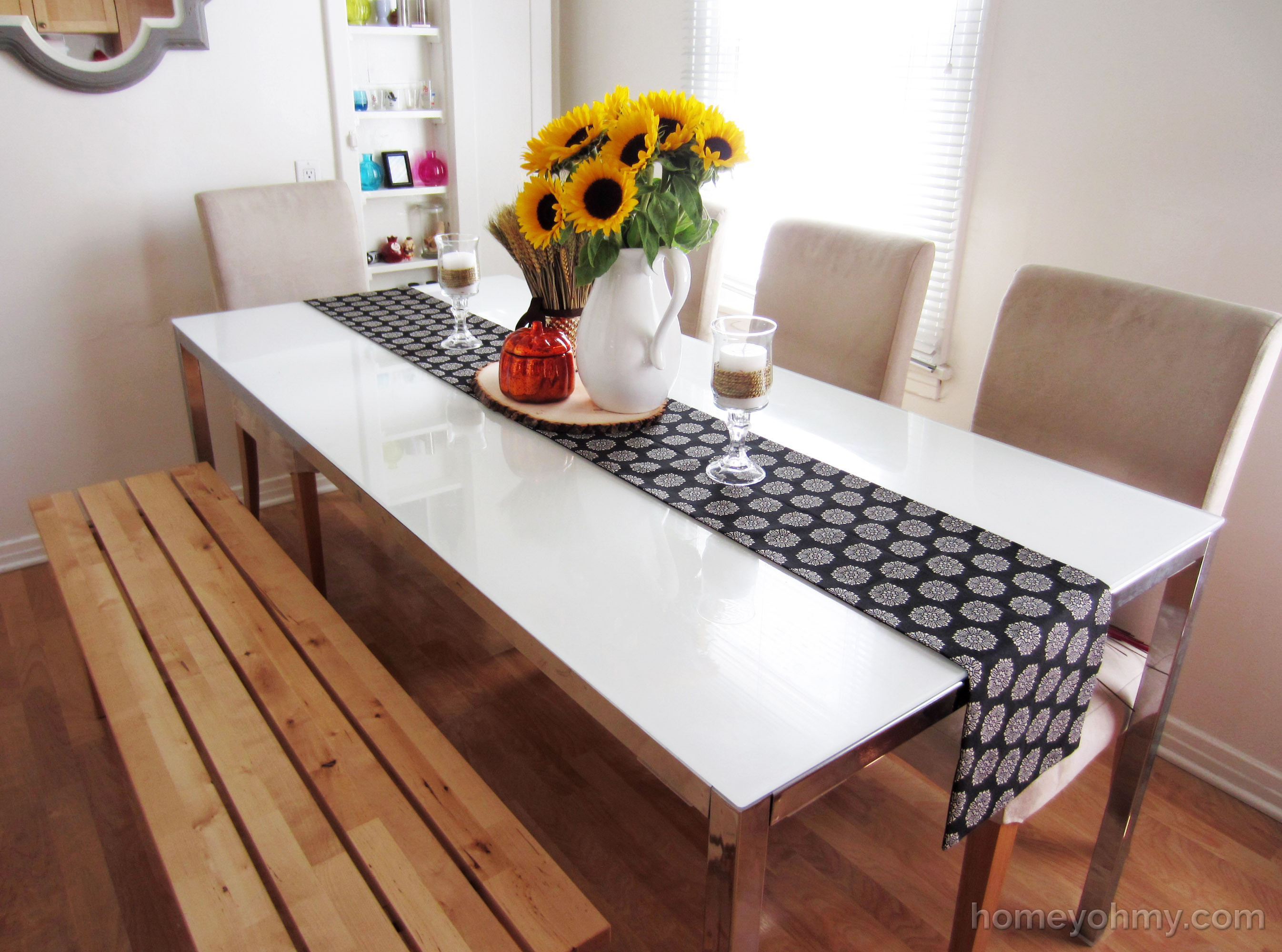 Best ideas about DIY Table Runner
. Save or Pin DIY No Sew Table Runner Homey Oh My Now.