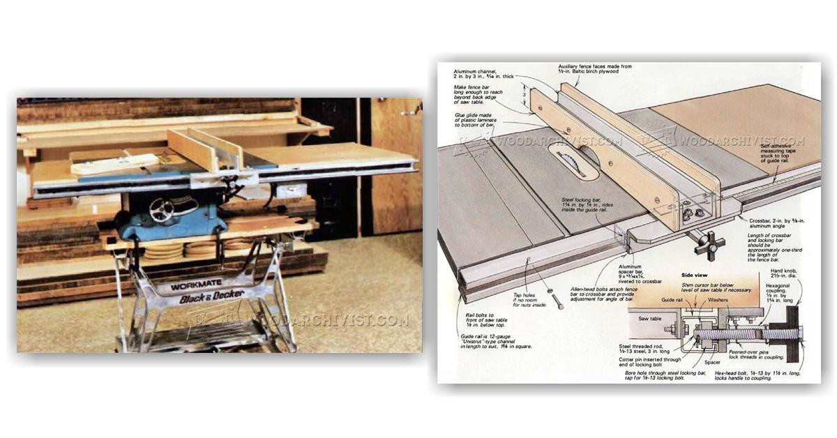 Best ideas about DIY Table Saw Fence Plans
. Save or Pin DIY Table Saw Fence • WoodArchivist Now.
