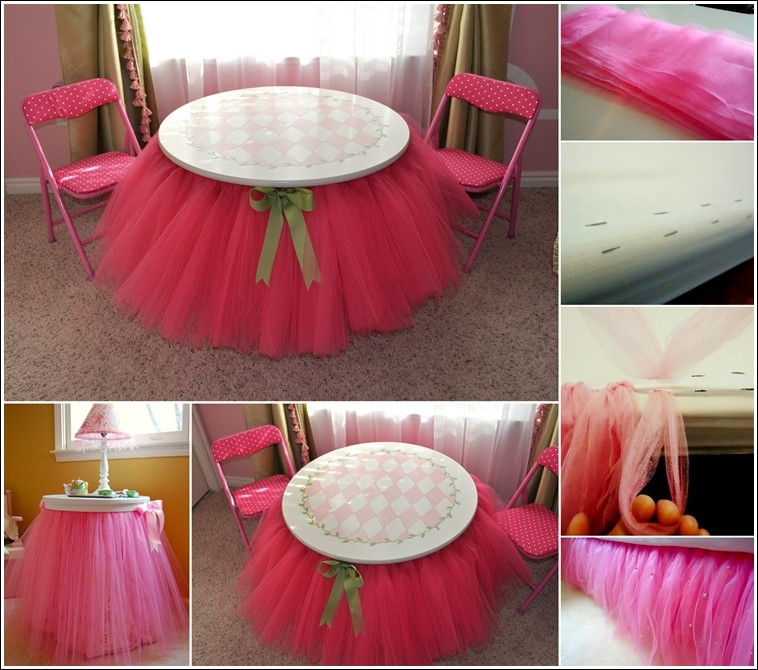 Best ideas about DIY Table Skirt
. Save or Pin DIY Tutu Skirt Tutorial for Your Bed and Table Home Now.