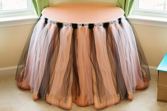 Best ideas about DIY Table Skirt
. Save or Pin DIY Tulle Table Skirt with Now.