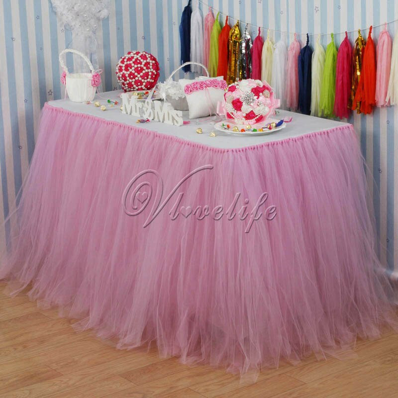 Best ideas about DIY Table Skirt
. Save or Pin 10pcs Light Pink Tulle Tutu Table Skirt Custom Wonderland Now.