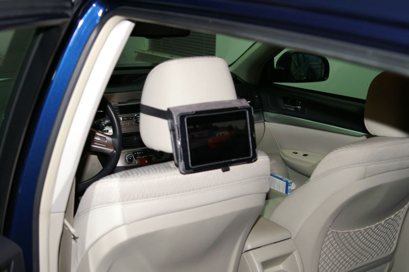 Best ideas about DIY Tablet Car Mount
. Save or Pin DIY Tablet Headrest Mount Subaru Outback Subaru Now.