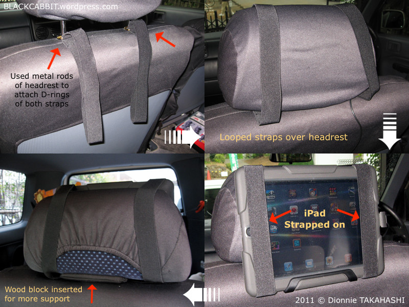 Best ideas about DIY Tablet Headrest Mount
. Save or Pin DIY iPad Car Headrest Holder Now.