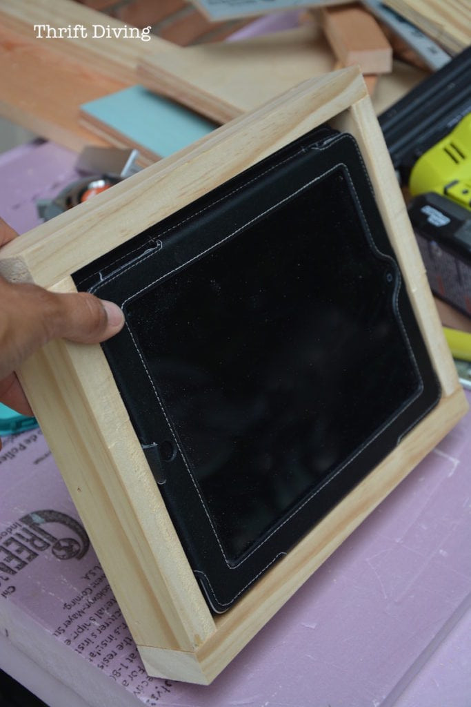 Best ideas about DIY Tablet Holder
. Save or Pin How to Make a DIY Tablet Holder For Your Wall Now.